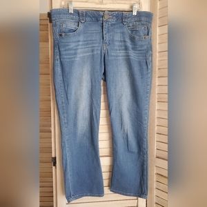 Democracy "Ab"solution Blue Jean Size 10 Womens Denim.